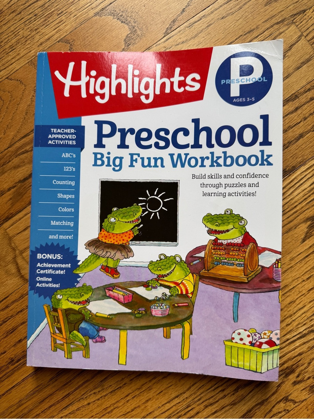Highlights Preschool Big Fun Workbook: 256-Page Preschool Learning Workbook